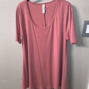 LuLaRoe Dusty Rose perfect tee